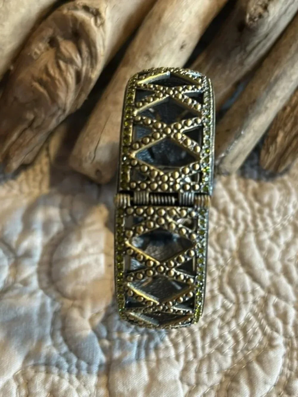 Vintage Heidi Daus Cuff with Hidden Watch